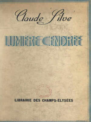 cover image of Lumière cendrée